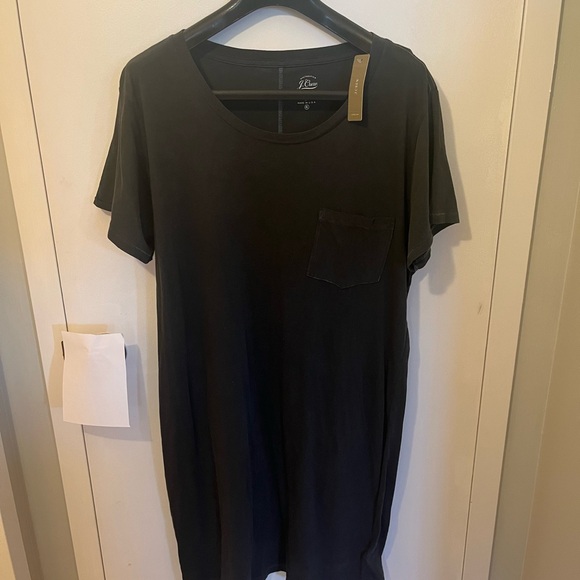 J.Crew Garment dyed Dress. Charcoal gray . Size XL. NWT - Picture 3 of 8